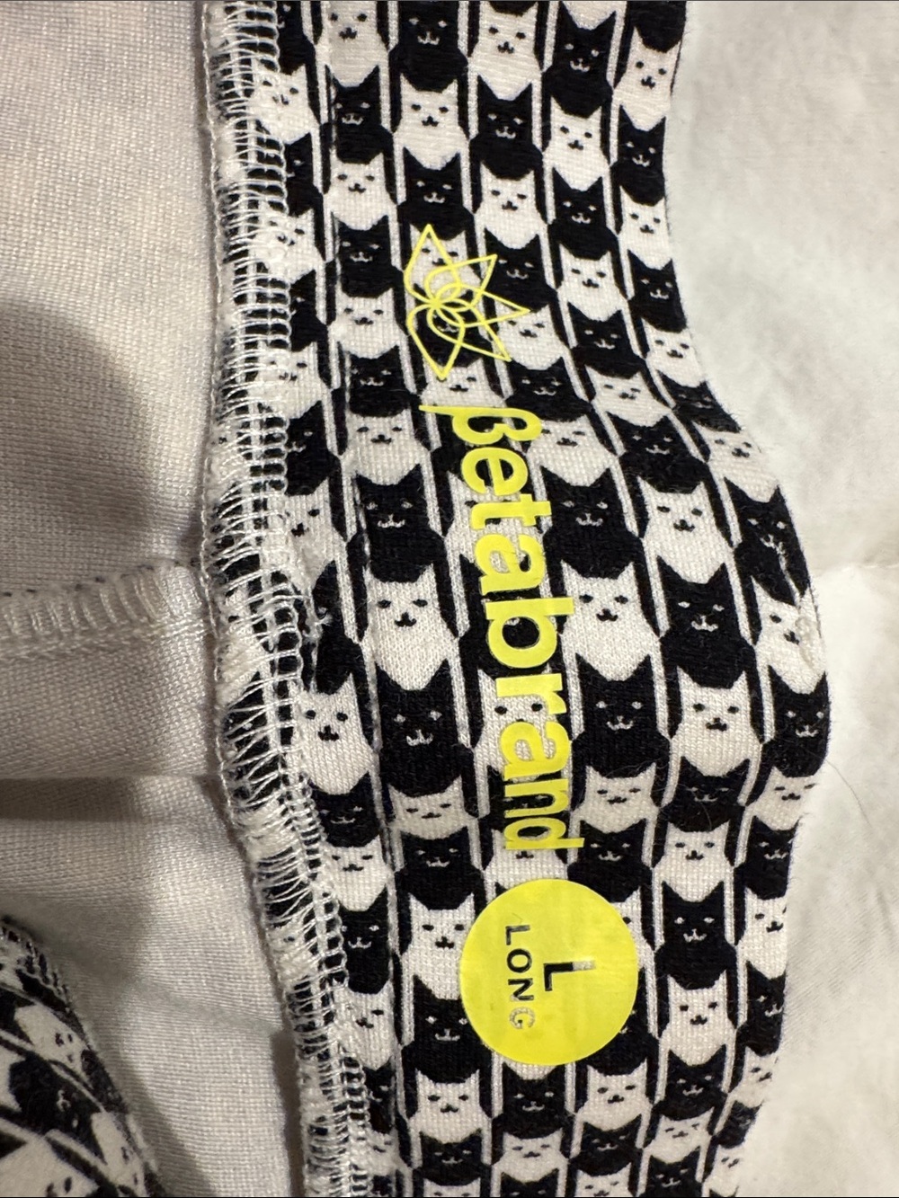 Betabrand Black & White Houndstooth CAT pants - Picture 2 of 4